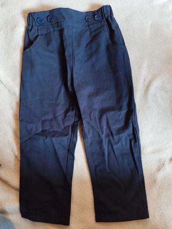 Pantalon de costume bleu marine taille 2 ans