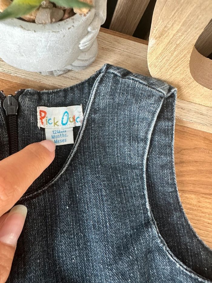 Robe en jeans 12 mois - photo numéro 3