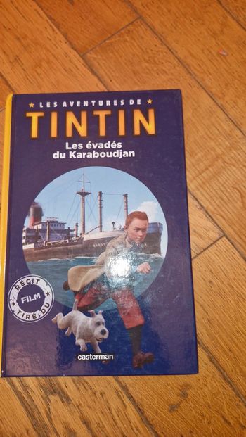 Livre Tintin Les évadés du Karaboudjan