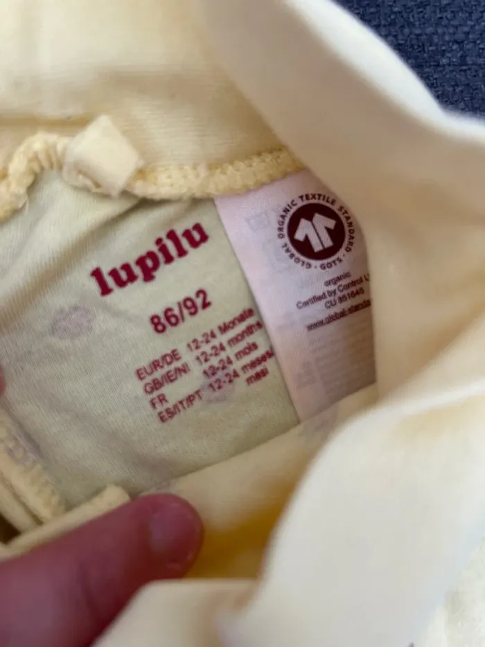 Pantalon bébé fille, lupilu, 12-24 mois, jaune - photo numéro 2