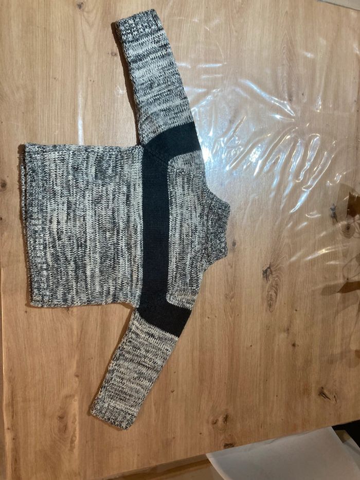 Pull camionneur gris taille 3 ans - photo numéro 2