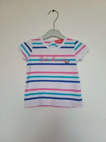 t-shirt bébé fille 9 mois Little Marcel