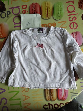 Tee-shirt manche longue 12 mois