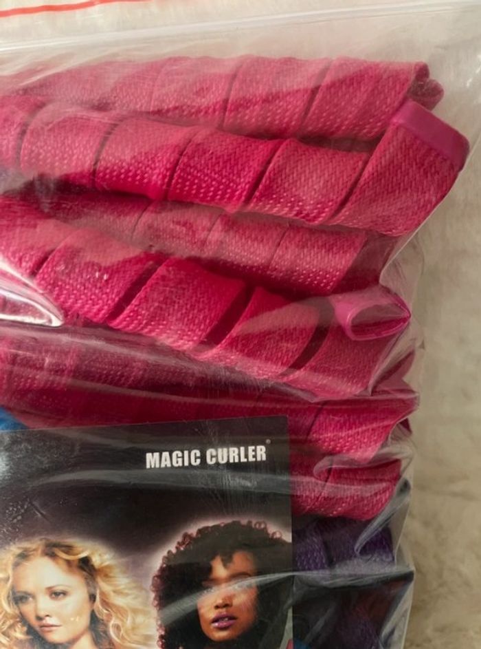 Lot 40 bigoudis boucles en spirale sans chaleur - photo numéro 2