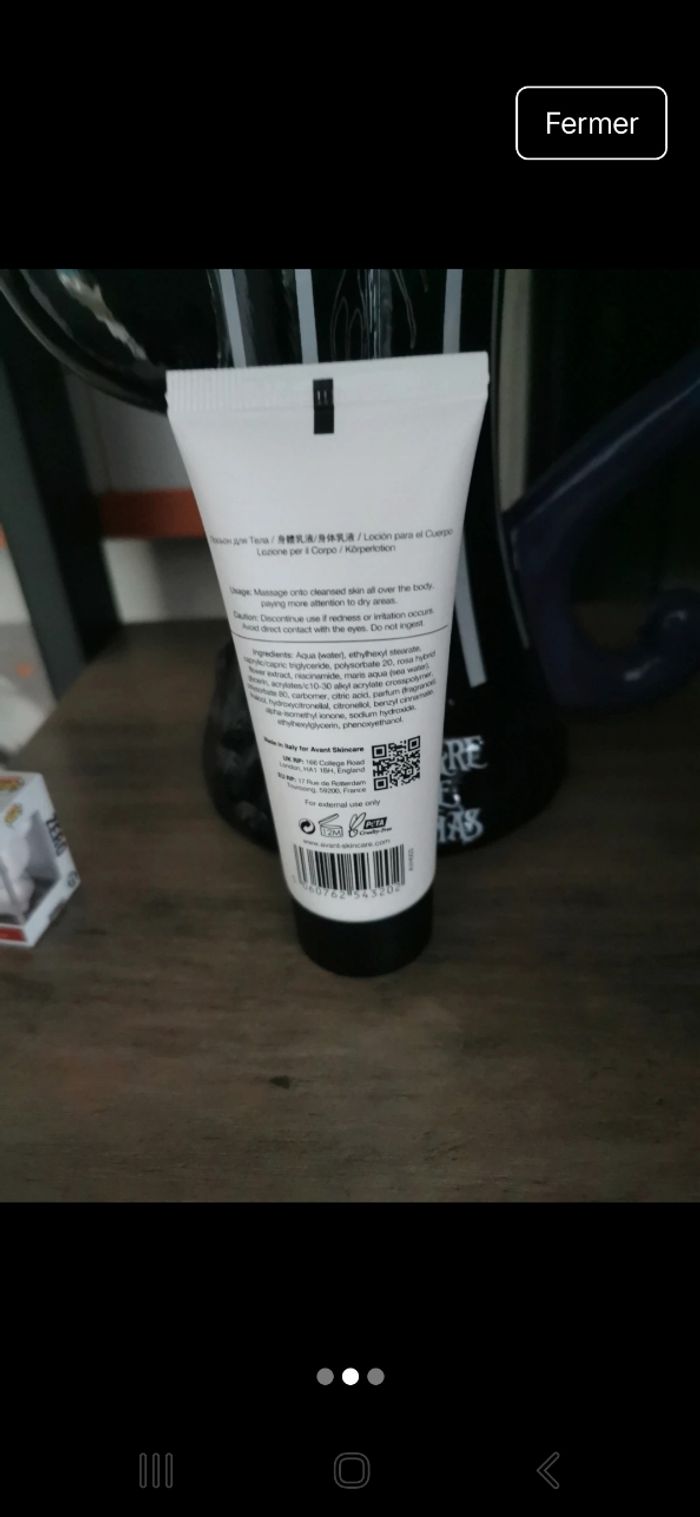 Crème corps avant - photo numéro 2