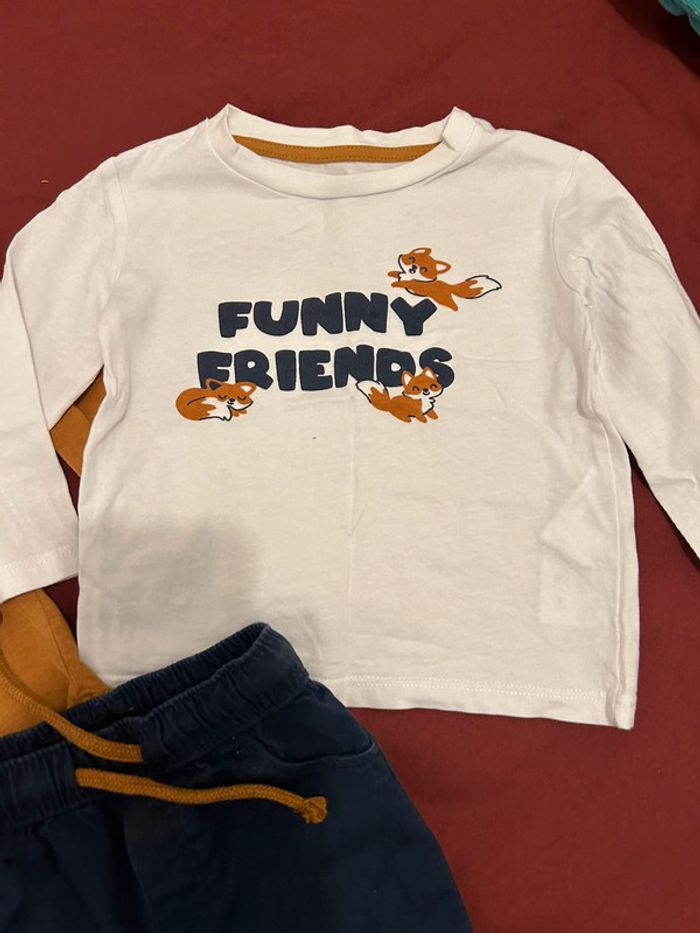 T-shirt manches longues et pantalon - photo numéro 4