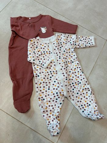 Lot 2 Pyjama Name It 2-4 mois