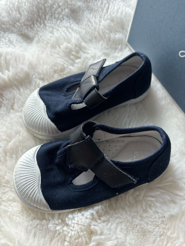 Sandales bébé en toile marine Jacadi - photo numéro 2