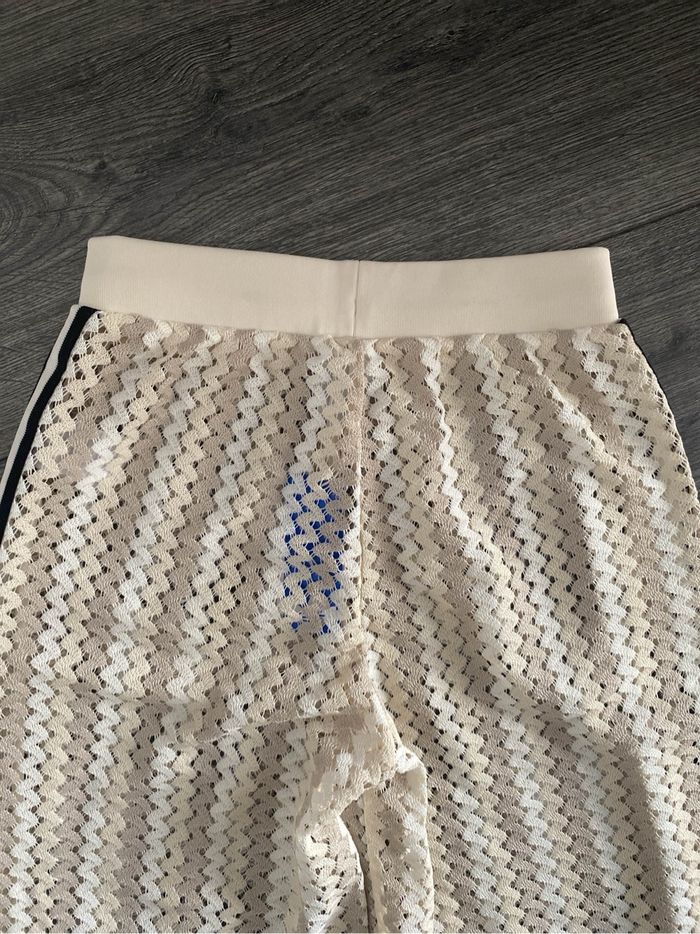 Adidas Originals Trackpant Cream / Noir - taille M ( 40 42) - photo numéro 6