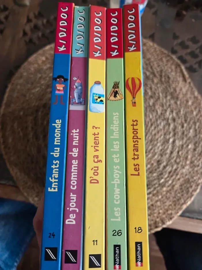 Lot 5 livres Kididoc. Animés - photo numéro 2