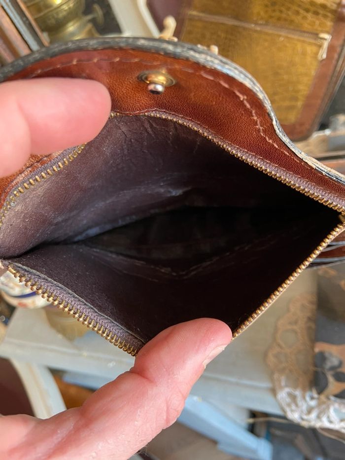 Pochette cuir vintage - photo numéro 7