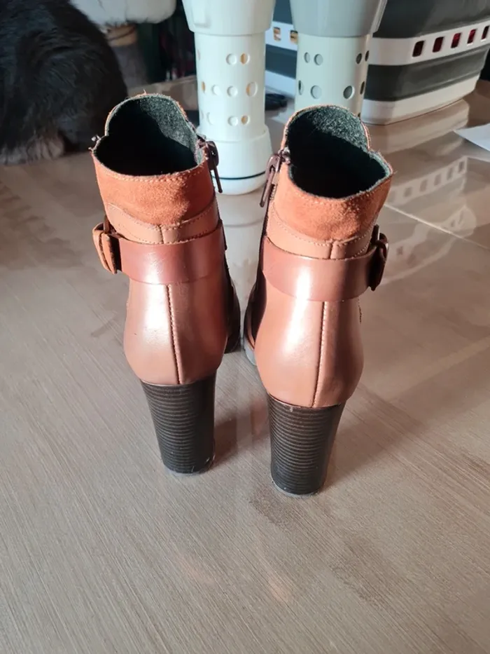 Bottines à talons taille 37 - photo numéro 4