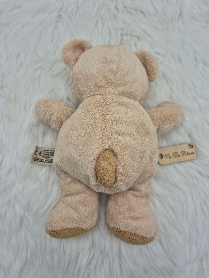 Doudou ours beige marron The Baby Collection Nicotoy - photo numéro 4