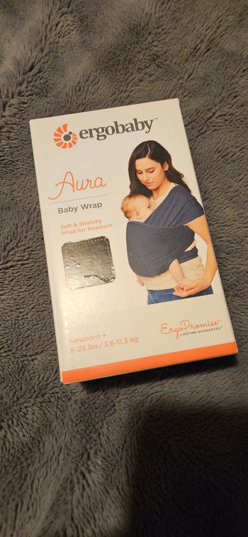 Écharpe de portage physiologique nouveau née ERGOBABY //Aura