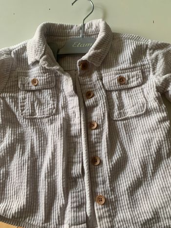 veste chemise velours très bon état