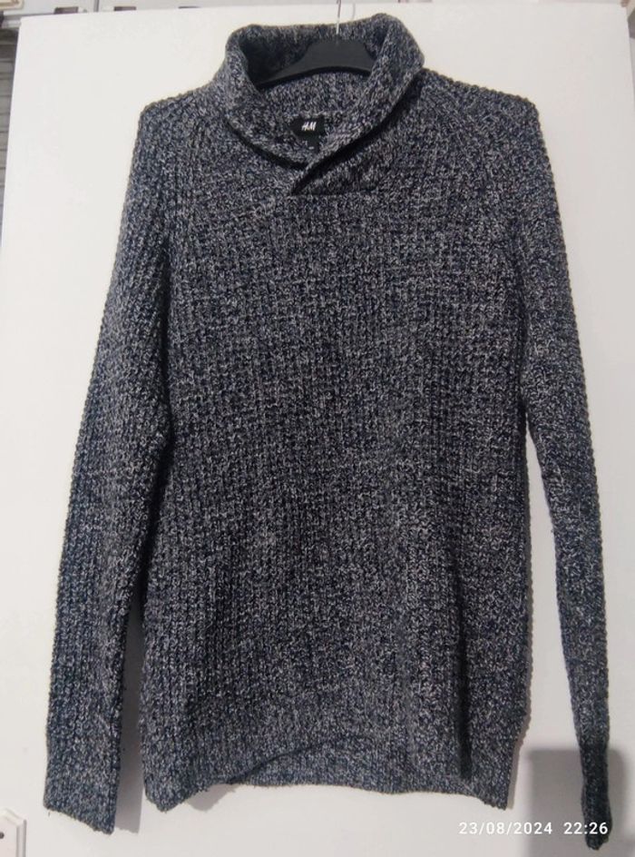 Pull épais col roulé homme H&M taille M