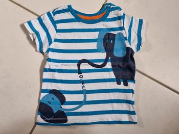 T-shirt manches courtes DPAM 12 mois 74 cm