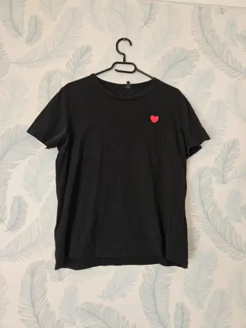 Tee-shirt cœur femme shein