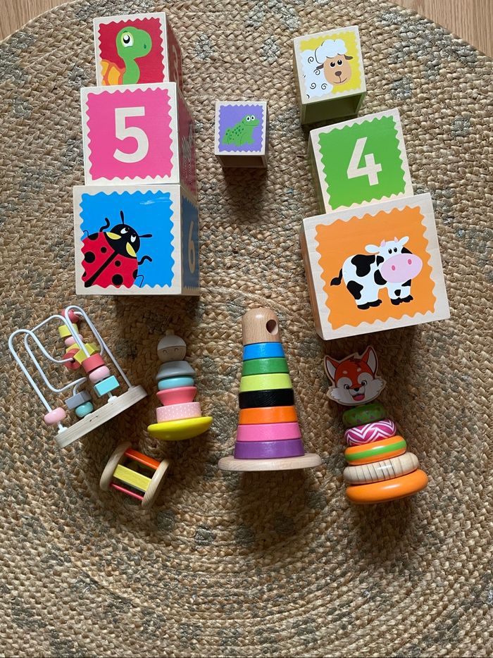 Lot jeux en bois