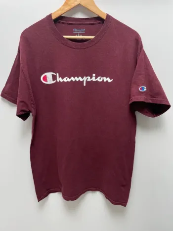 T-shirt burgundy Champion Mens Large