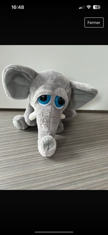 Peluche éléphant