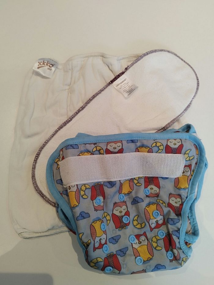 Couche lavable Bum Diapers et 2 inserts - photo numéro 2