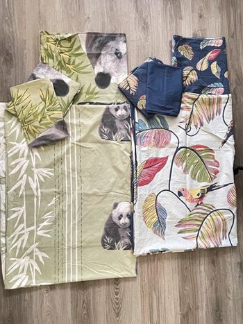 Lot 2 - lot de parures de lit enfant 90x190cm