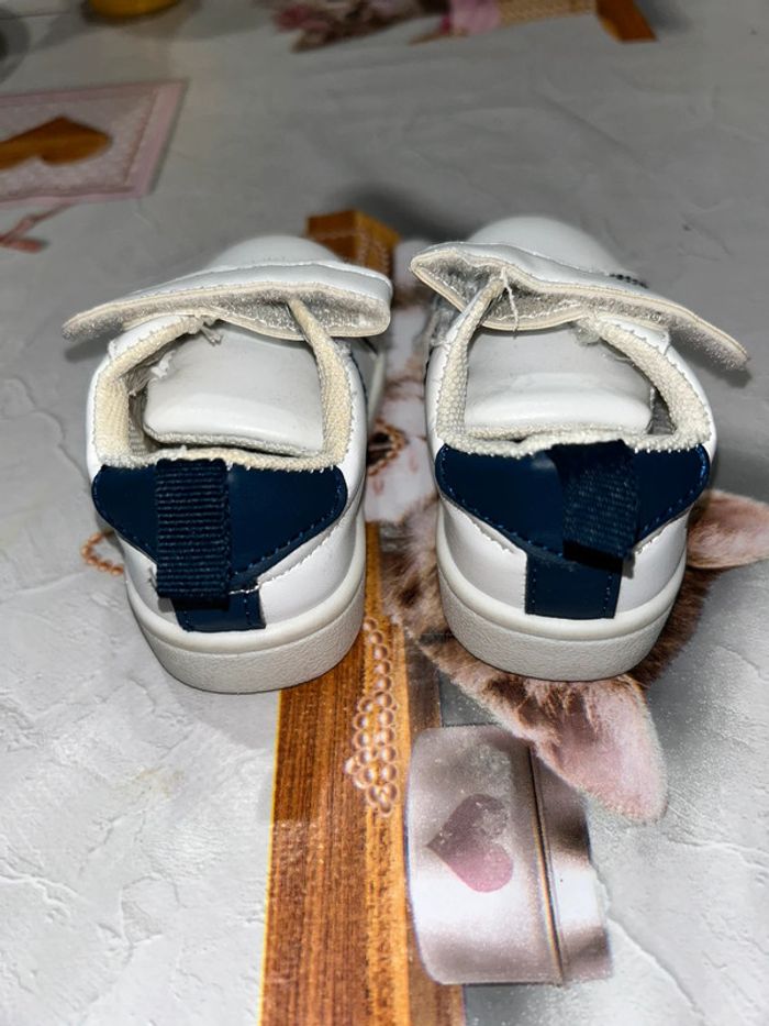 Basket blanche à scratch - photo numéro 4