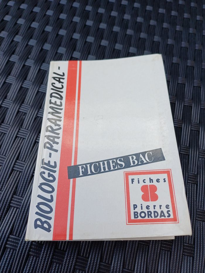 Fiches bac biologie paramédical