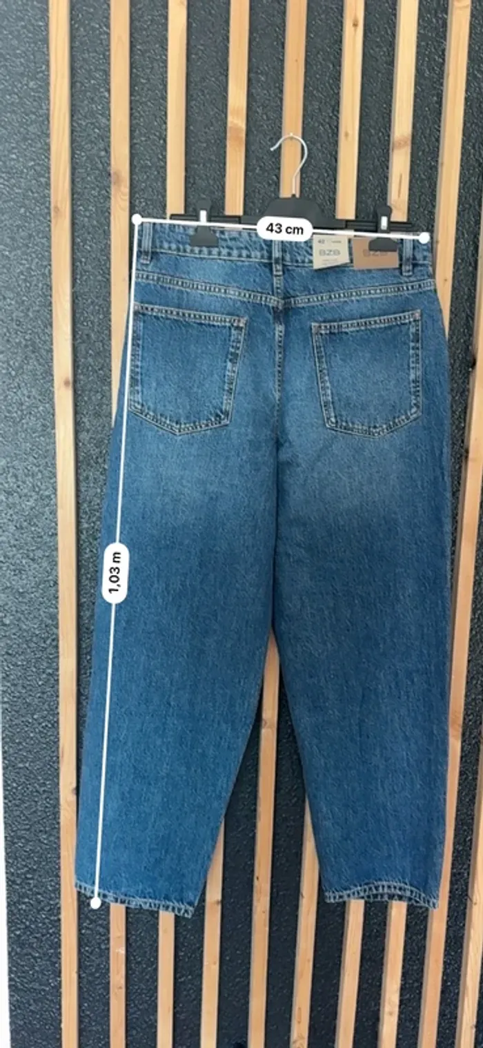 Jean Loose BZB – Taille 42 – Style tendance & confort - Neuf - Valeur 49€ - photo numéro 8