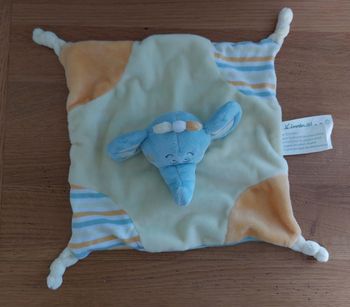 Doudou plat éléphant - Kimbaloo "La Halle"