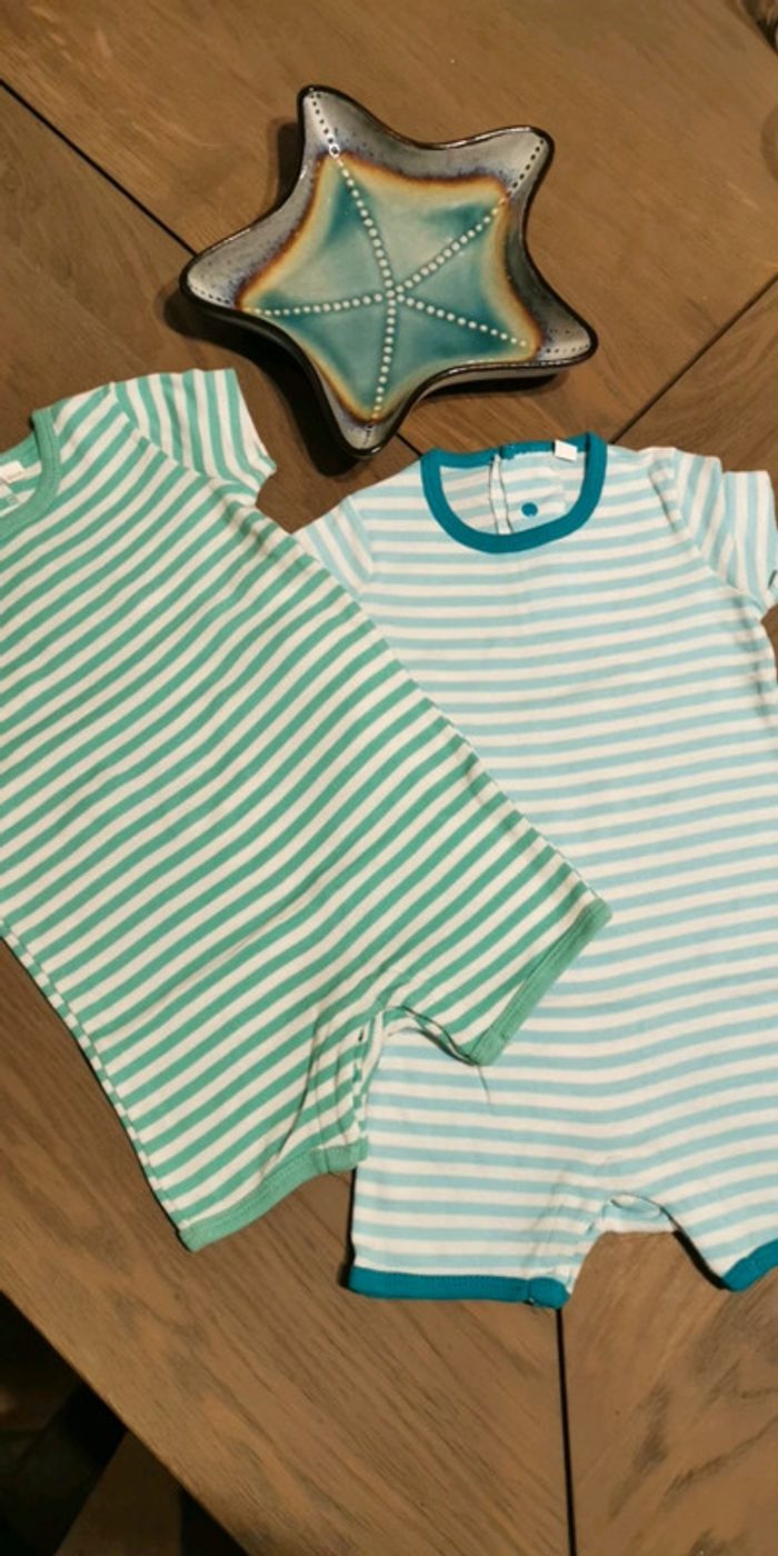 Lot de 2 bodies shorts