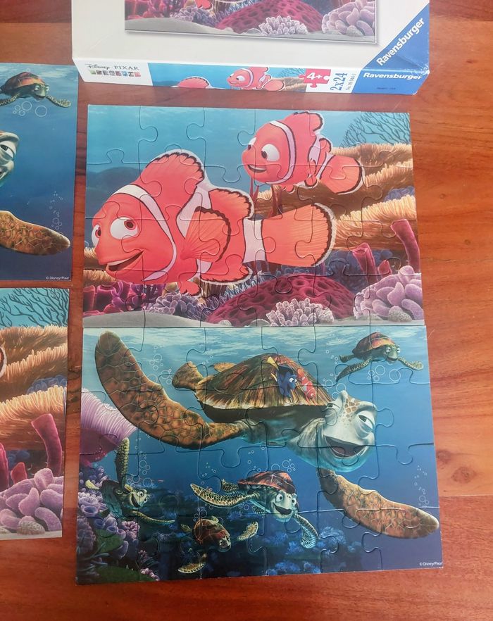 2 puzzles thème marin Némo - photo numéro 3