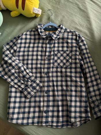 Chemise à carreaux Okaïdi 4 ans 
