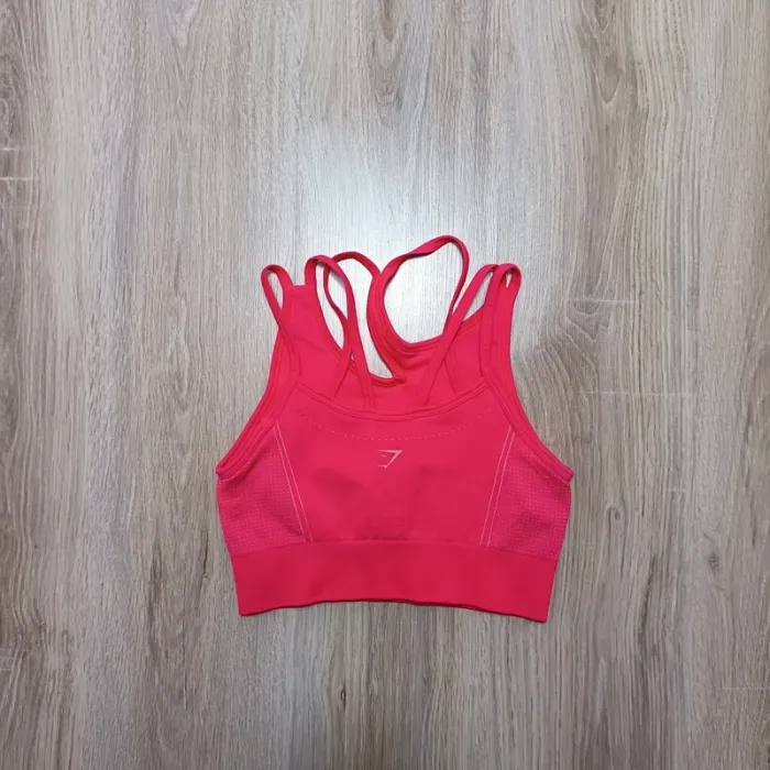 Brassière gymshark femme M rose fushia - photo numéro 4