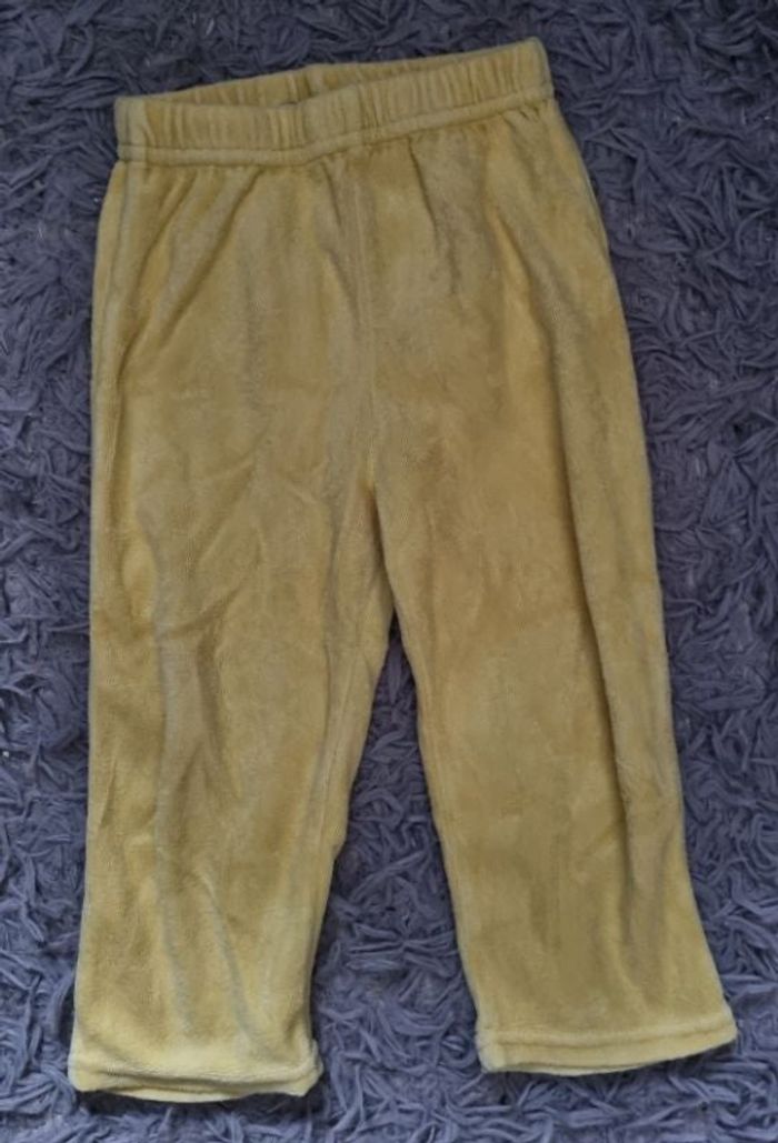 Pantalon pyjama jaune mixte 24mois