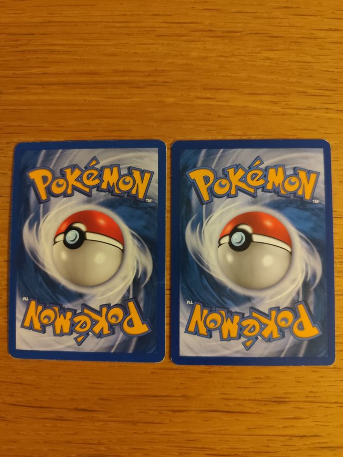 Lot 2 cartes Pokémon Pikachu vintage ex rouge feu vert feuille DP - photo numéro 2