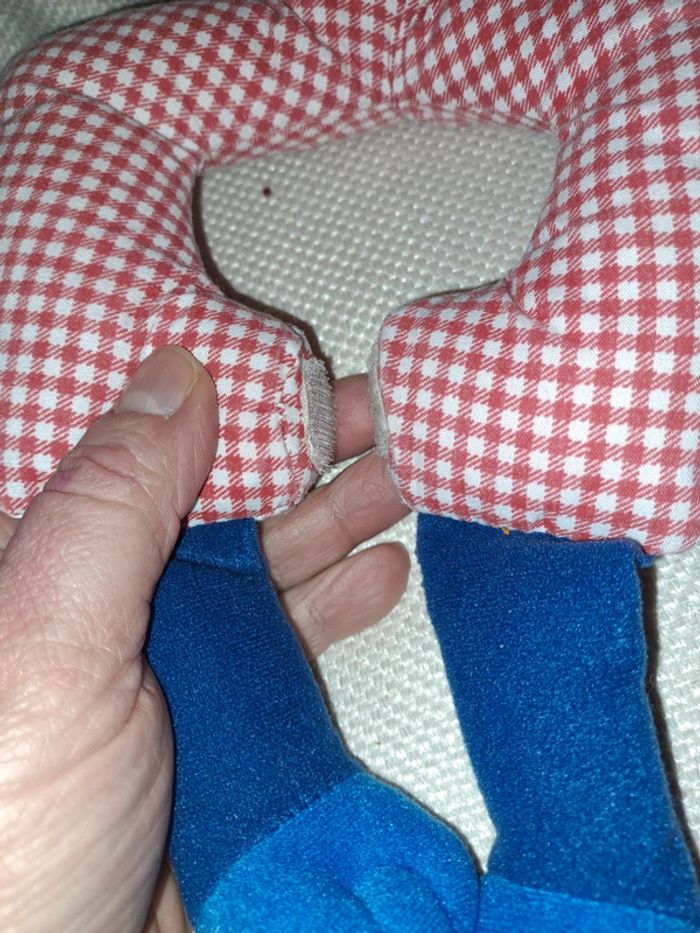 Doudou chien teckel accroche lit poussettes cosy - photo numéro 3