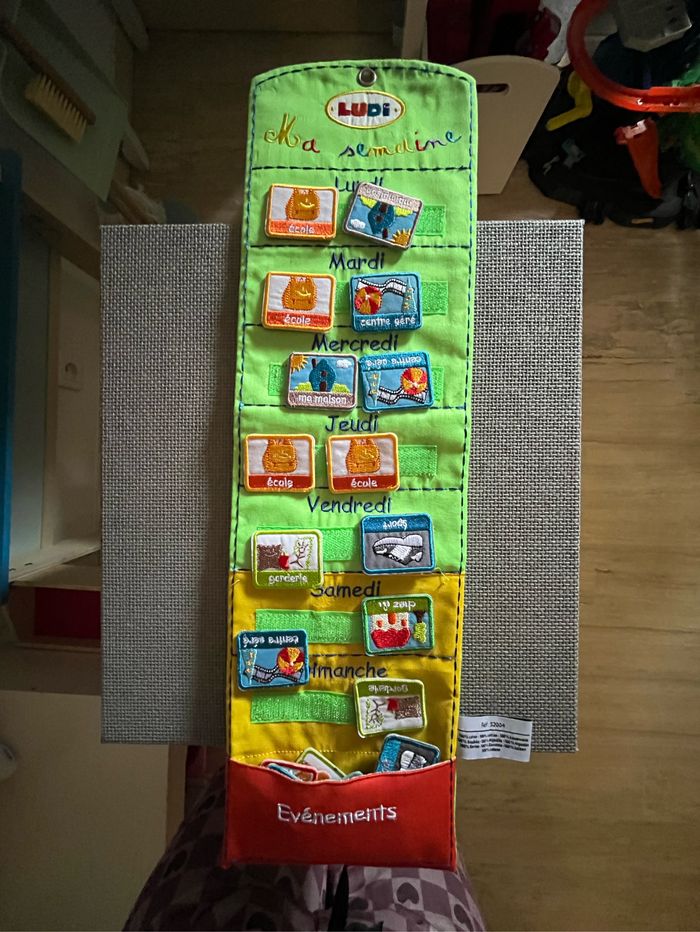 Calendrier + planning hebdomadaire