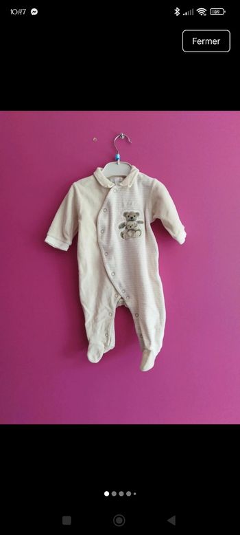 Pyjama kitchoun 3 mois b1