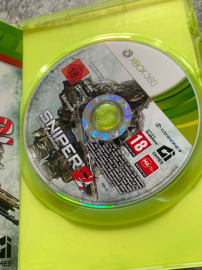 sniper 2 ghost warrior limited edition Xbox 360 - photo numéro 2