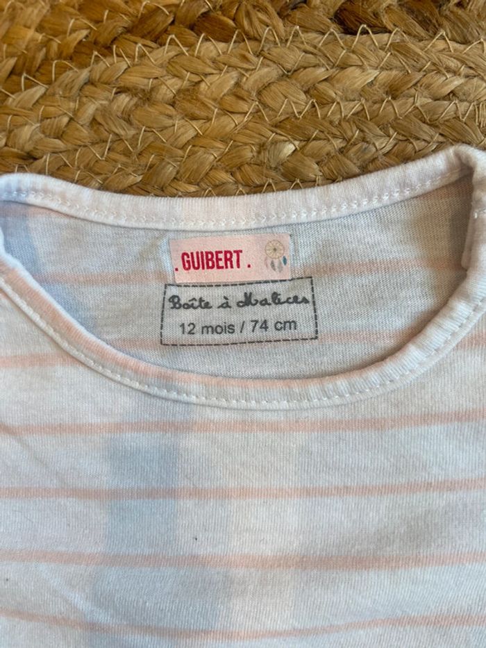 Tee-shirt fille 12 mois Boîte à Malices - photo numéro 2