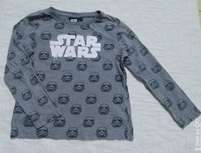 Starwars haut t shirt manches longues 6 ans