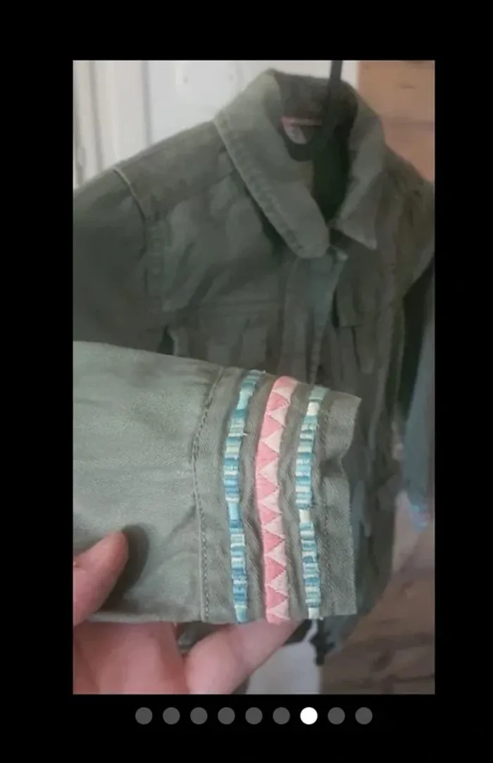Veste kaki tape à l’œil 6 ans fille - photo numéro 4