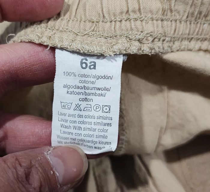 Pantacourt beige T : 6/7 ans - photo numéro 6