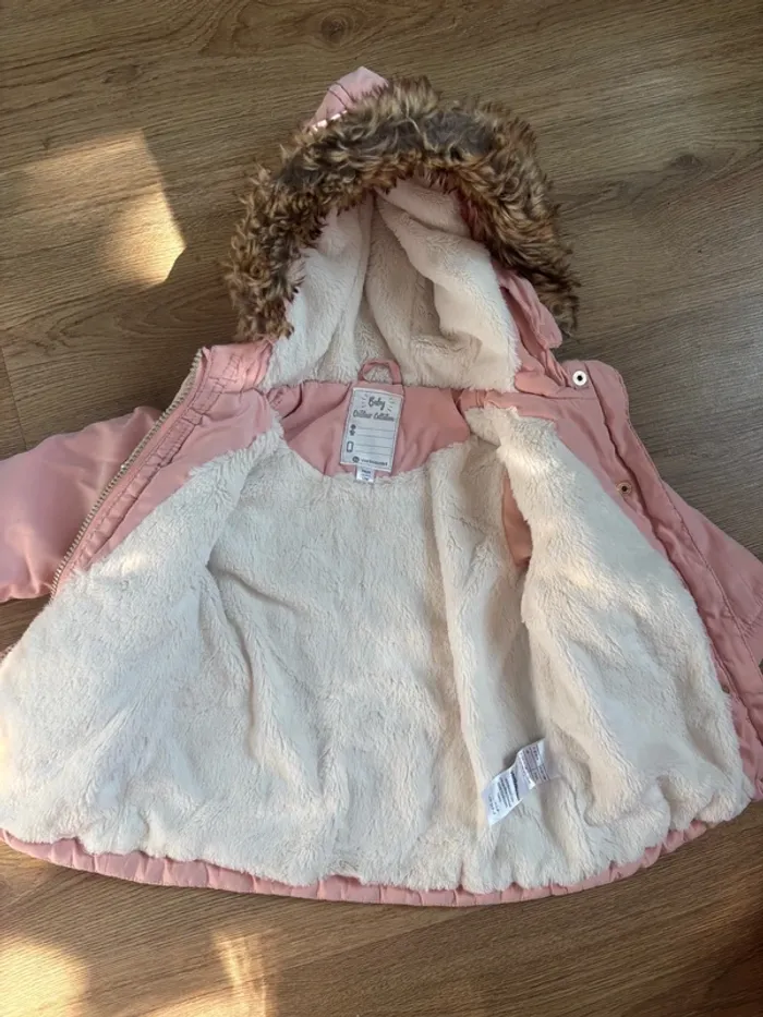 Manteau fourrure à capuche Vertbaudet - photo numéro 2
