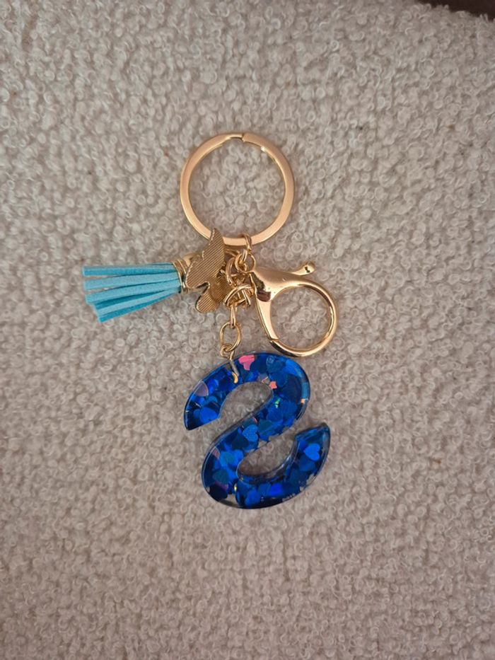 Porte-clé lettre S - photo numéro 3