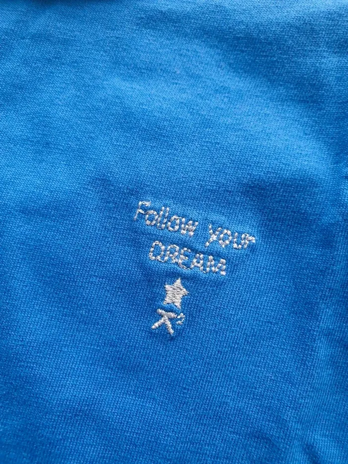 Tee-shirt bleu Okaïdi 8 ans - photo numéro 3