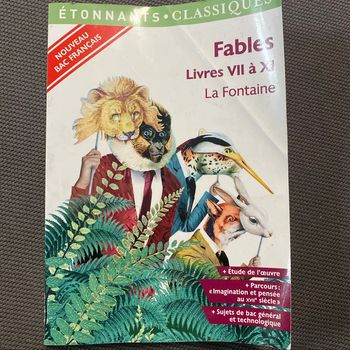 Fables livres VII à XI La Fontaine
