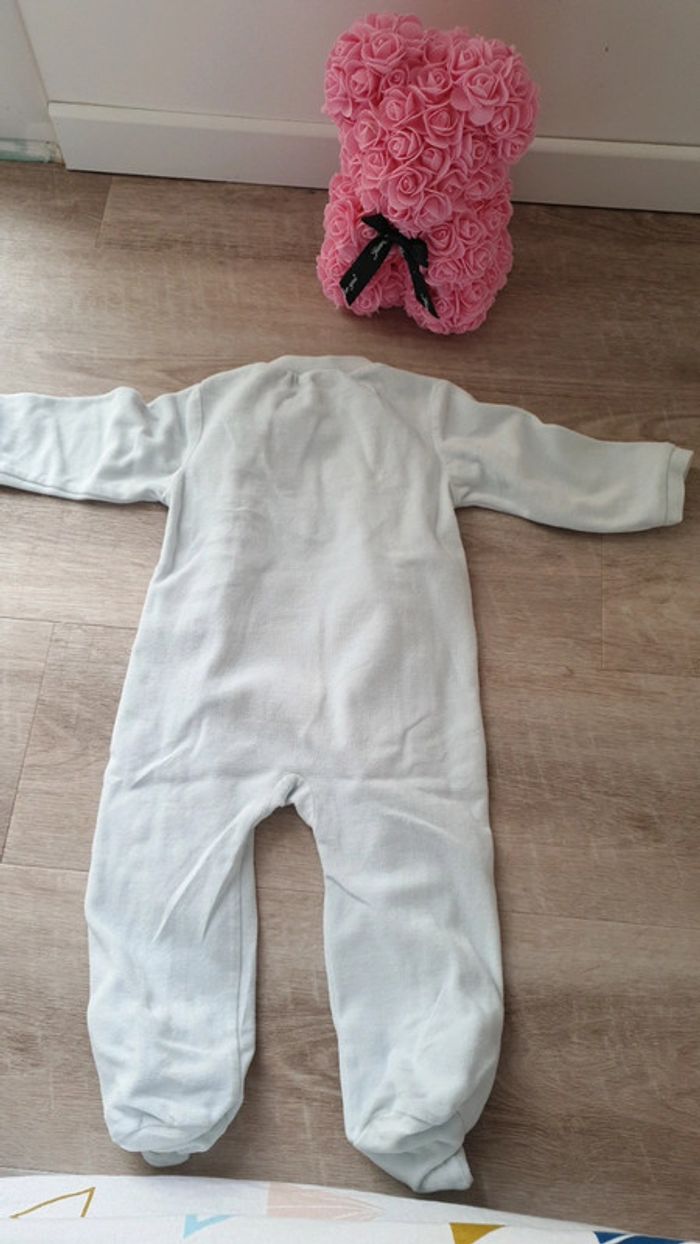 Pyjama 24m 1 pièce bleu ciel - photo numéro 4